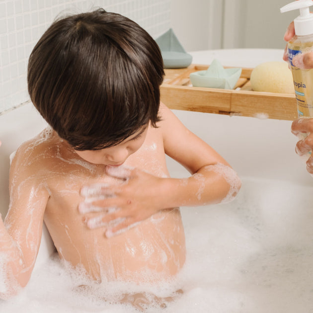 Rituali per un bambino con pelle atopica