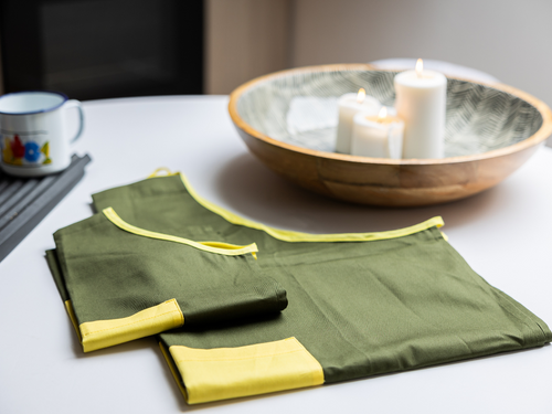 Grembiule bambina/o in cotone - Mustela Italia - 3