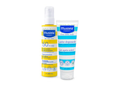 Spray latte solare SPF50 200ml + Latte doposole 125ml - Mustela Italia