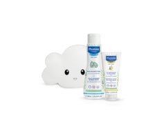 Lucina da camera + Bagnetto mille bolle 200ml + Latte nutriente alla cold cream 200ml - Mustela Italia