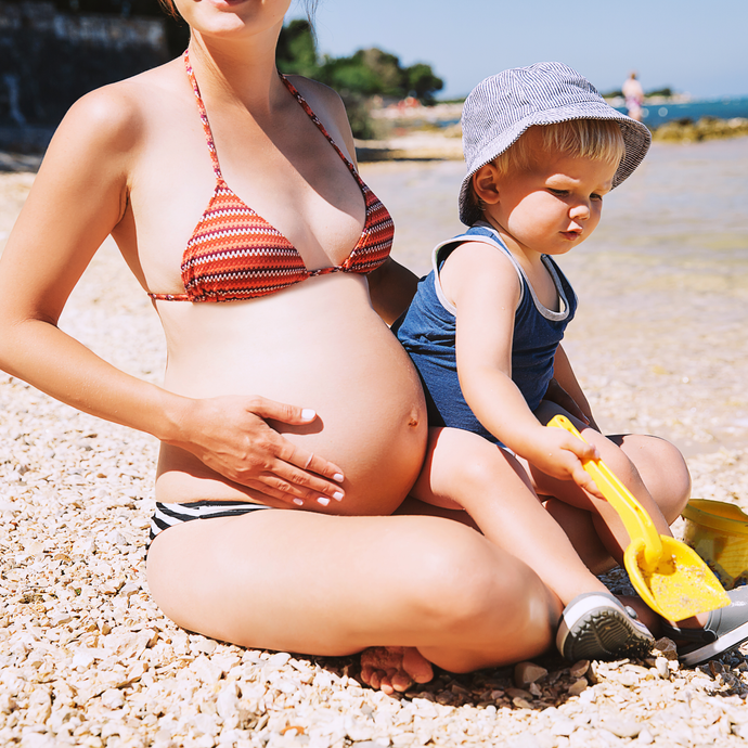 Al mare con il mio pancione: quali benefici sfruttare