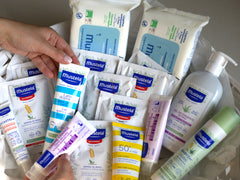 Ready, set, born! - cesto Azzurro - Mustela Italia