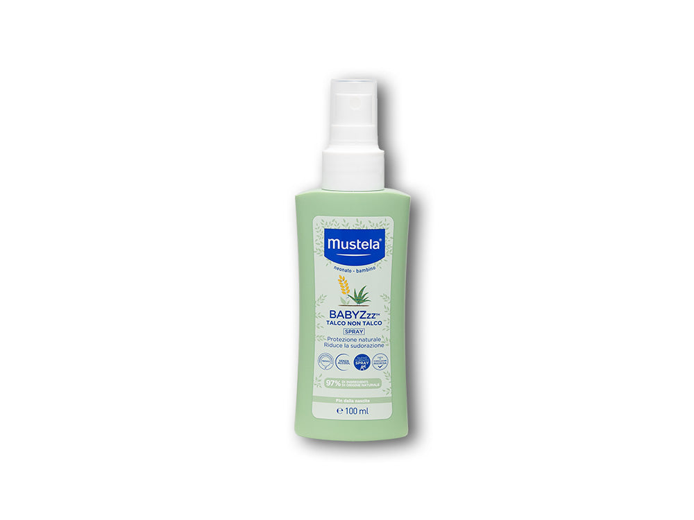 BABYZzz Talco non Talco Spray: Scudo Mustela da Zanzare per Bébé