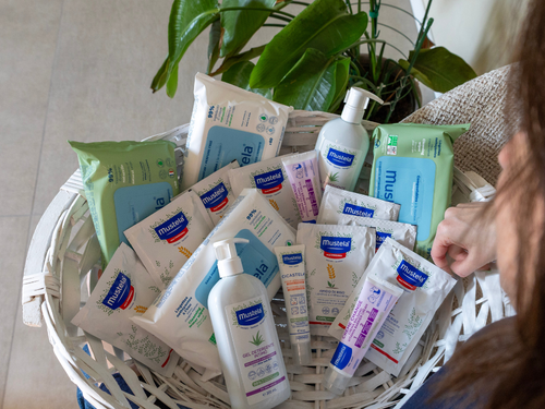 Cesto «Igiene & Cambio» - Avorio - Mustela Italia - 1