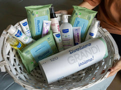 Cesto Mustela Azzurro - Mustela Italia