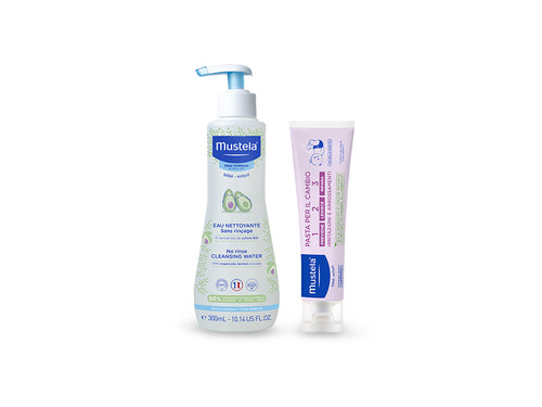 Special pack fluido detergente senza risciacquo + Pasta cambio 100ml - Mustela Italia - 1