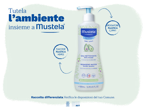 Fluido detergente senza risciacquo - Mustela Italia - 9
