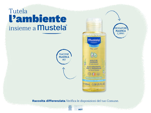Olio idratante per il massaggio - Mustela Italia - 5