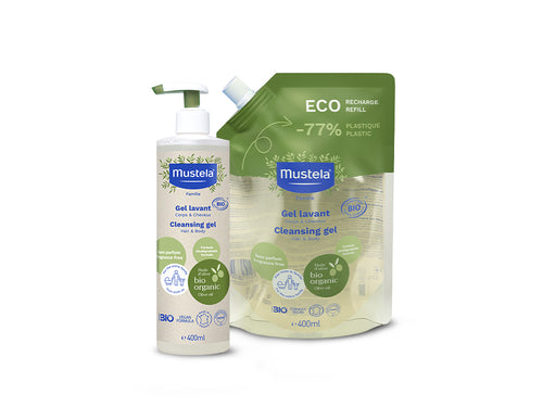 Gel detergente certificato bio + Eco-Refill - Mustela Italia - 1