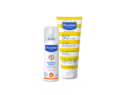 Repellente zanzare + Latte solare SPF50+ 100ml - Mustela Italia - 1