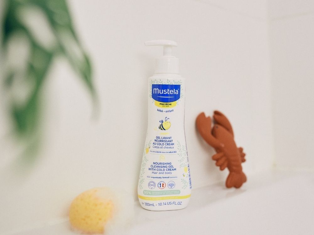 Mustela Gel Detergente Nutriente Corpo Bambini con Pelle Secca 300 ml