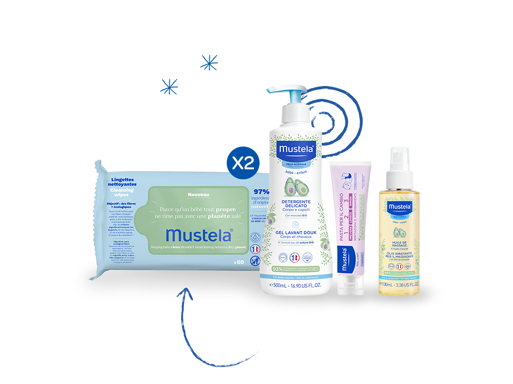 Mustela Primo Beauty-Case - Tutto per l'igiene del neonato