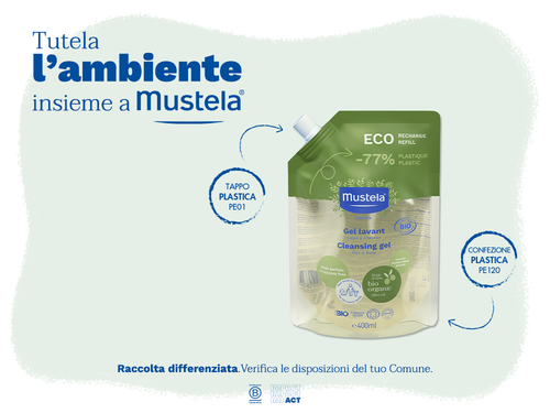 Eco-refill gel detergente certificato bio - Mustela Italia - 5