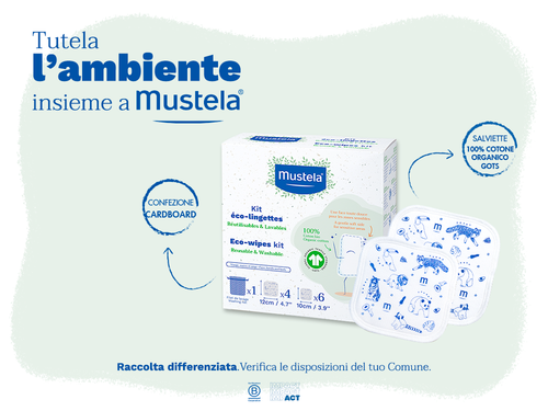 Kit Salviette riutilizzabili - Mustela Italia - 6