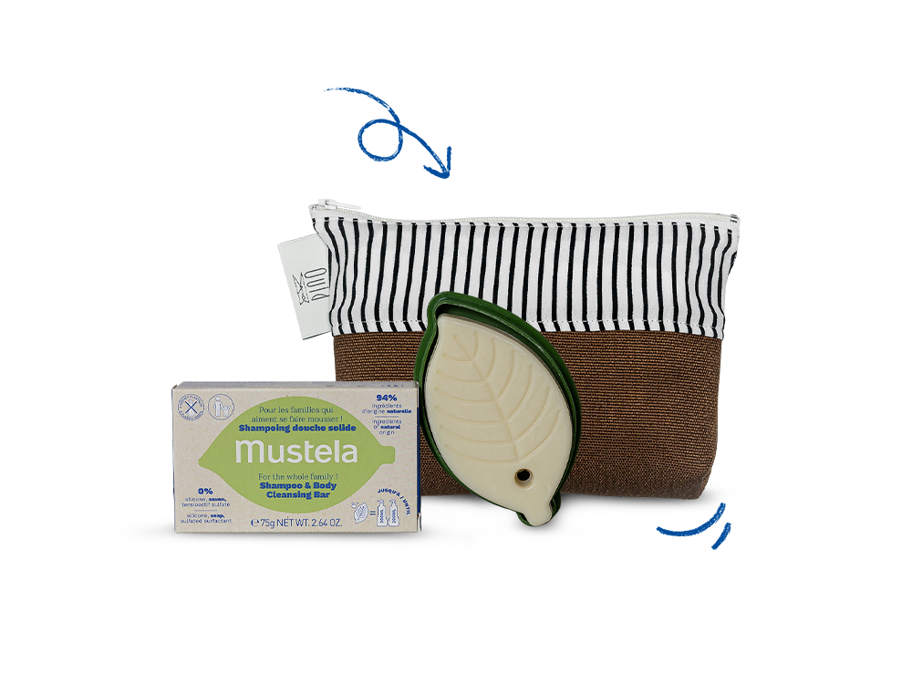 Special pack «Shampoo e detergente solido + Pochette»