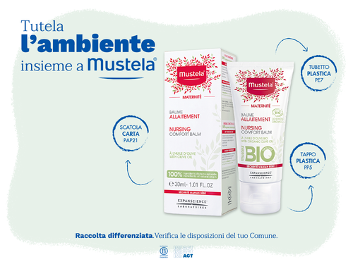 Balsamo lenitivo per l'allattamento certificato bio - Mustela Italia - 6