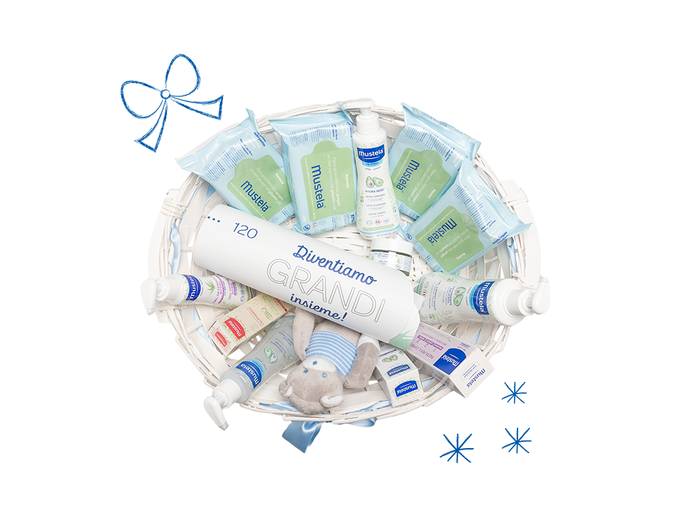 Cesto Baule Nascita Ricamone Porta Prodotti - In Legno E Cotone, Con Orsetto, Ideale Per Regali - Foto 4