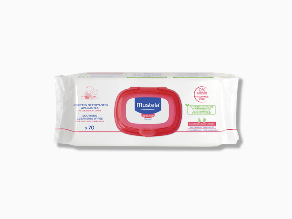 Salviette detergenti lenitive